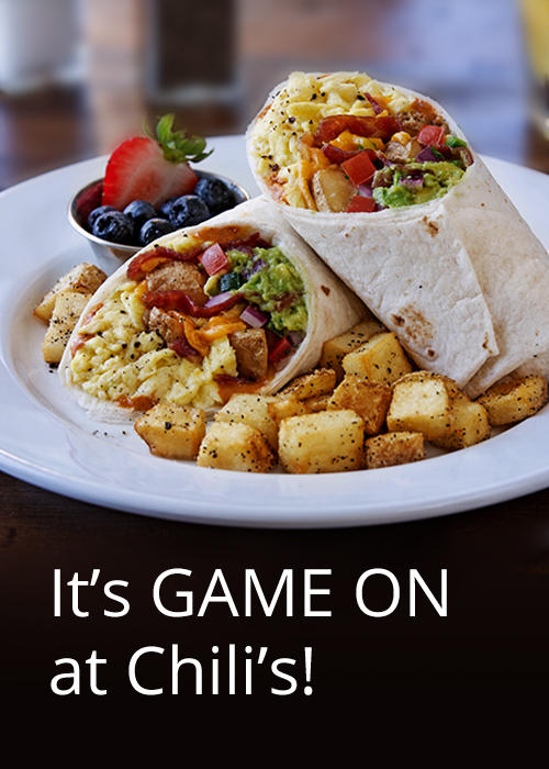 It's GAME ON at Chili's!