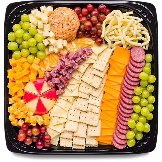 Classic Party Tray with deli meats, cheeses and fruits