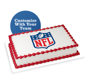 Baskin-Robbins NFL cake