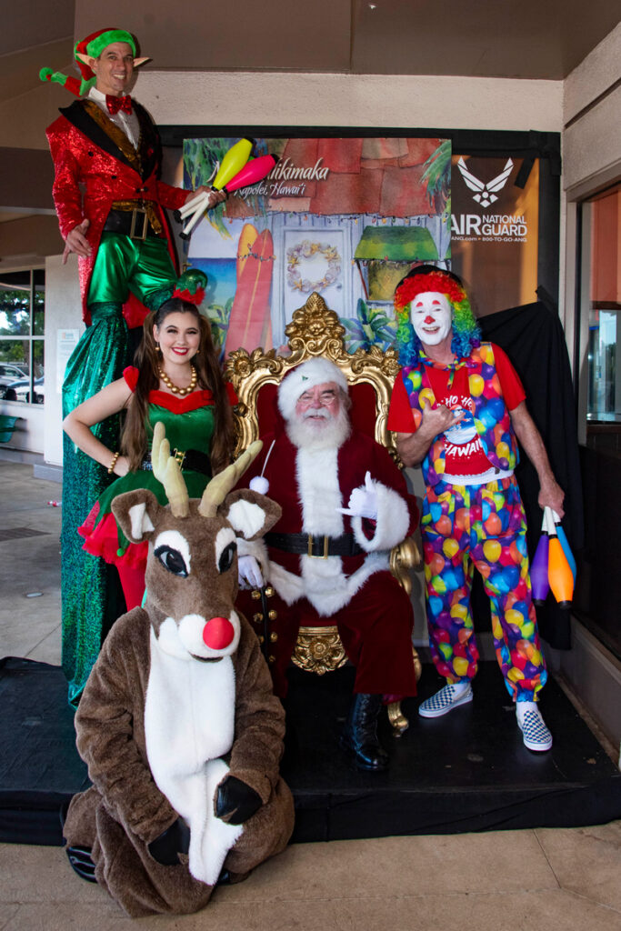 Santa Saturday at Kapolei Shopping Center. 